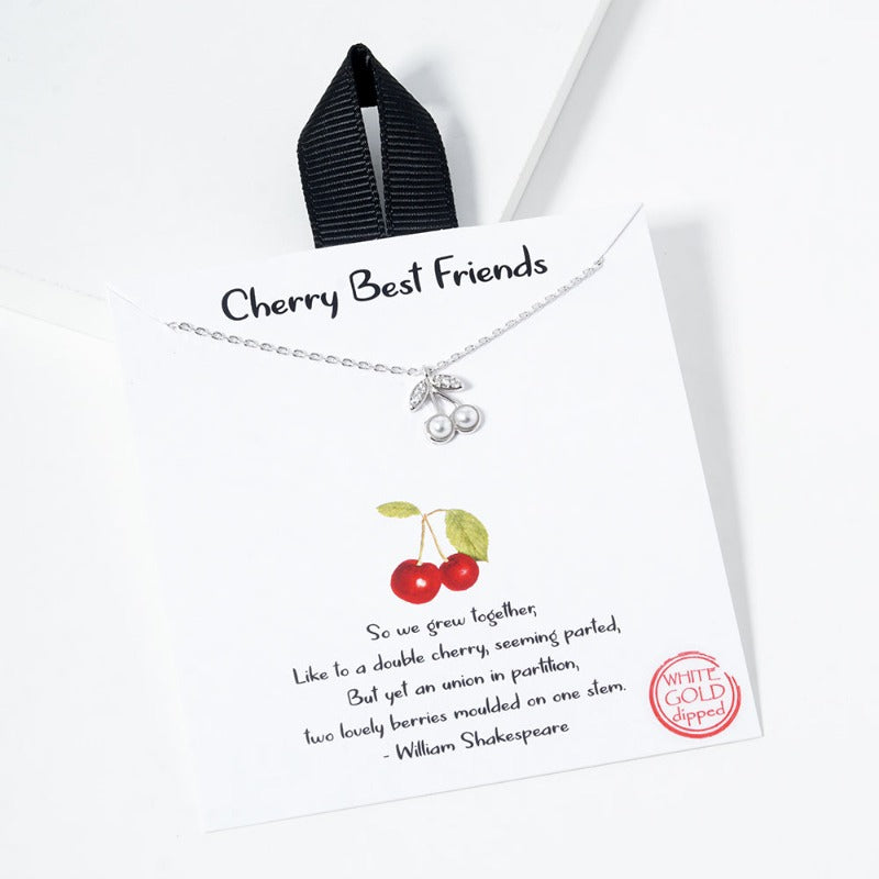 Cherry Best Friend Necklace