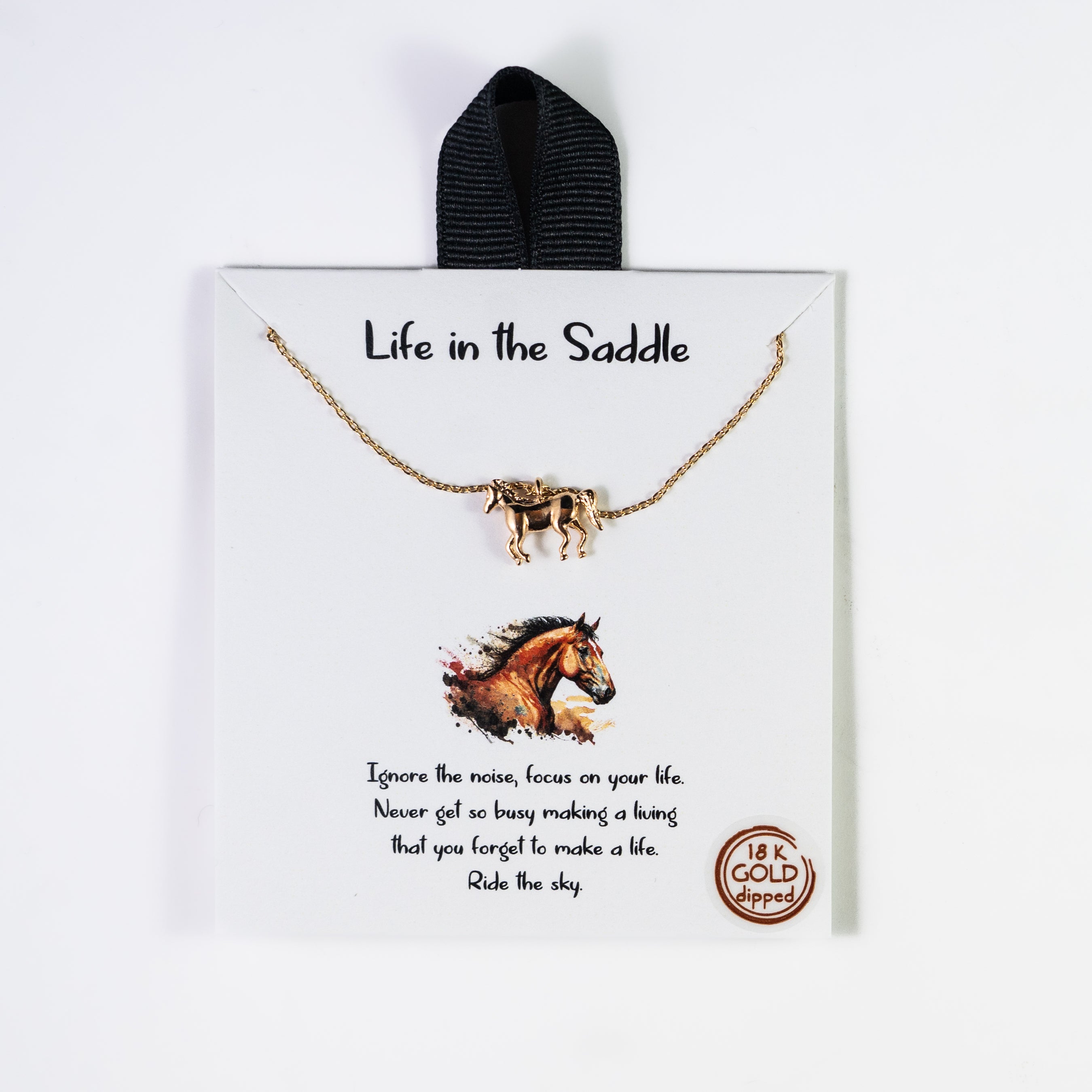 Life in the Saddle Necklace